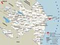Map of Azerbaijan